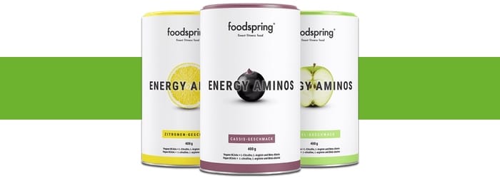 foodspring energy aminos aminosäure nährwerte